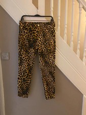 Leopard print trousers