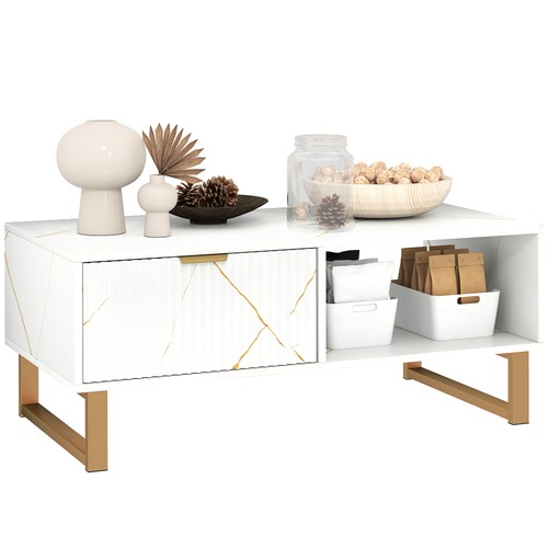 Homcom coffee table living - homcom,