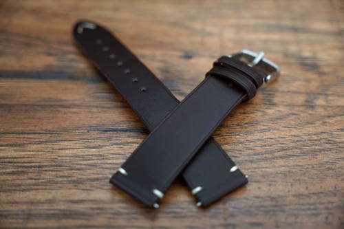 Natural 22mm brown leather - natural,