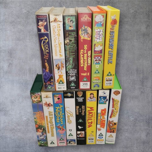 14x kids vhs job lot - vhs,