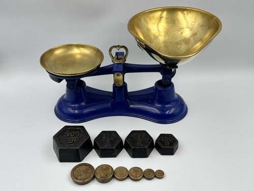 Vintage cast iron balance - iron,