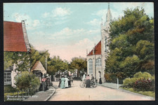 Postcard Bournemouth Dorset a View at County Gates posted 1908