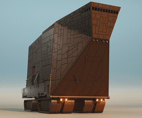 Star wars sandcrawler kit - star,