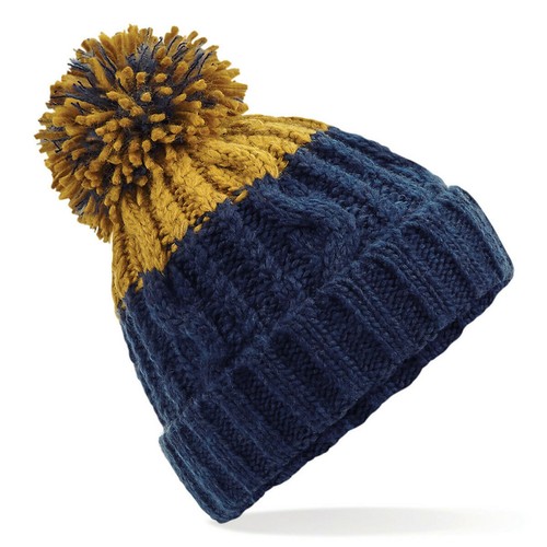 Cable knit beanie hat apres - knit,