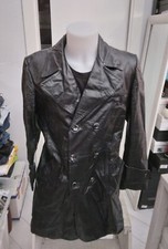 Marabou Trench in real leather
