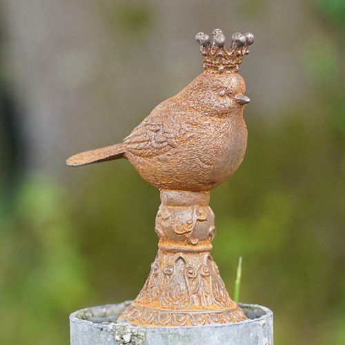 Cast iron king robin bird - cast,