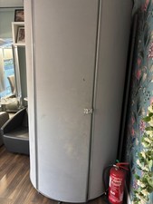 stand up sunbed, vertical sunbed, tansun, grey