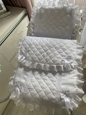 Babies White Broderie Quilted