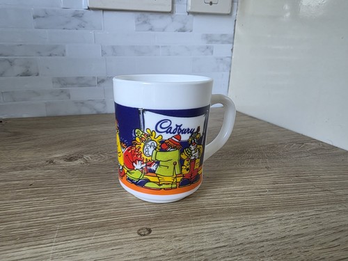 Cadbury milk glass mug vintage - milk,