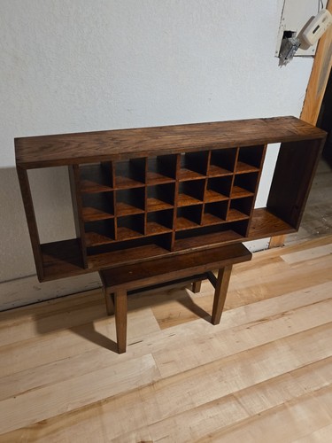 Wooden pigeonhole cubby wine - wooden,
