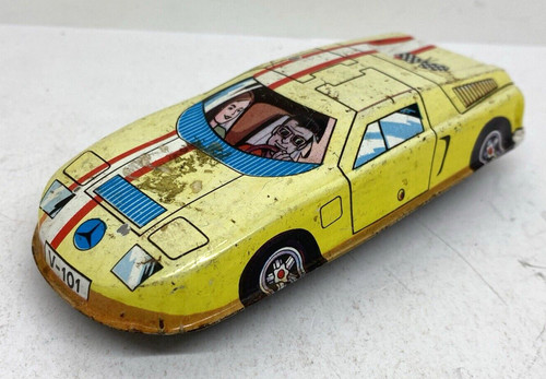 Vintage tinplate mercedes c111 - vintage,