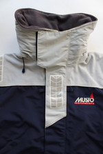 Musto Performance men's waterproof jacket small navy & grey Nylon & PU LJKTC670