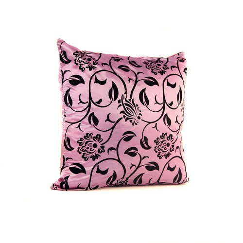 2pcs flock damask cushion - x,