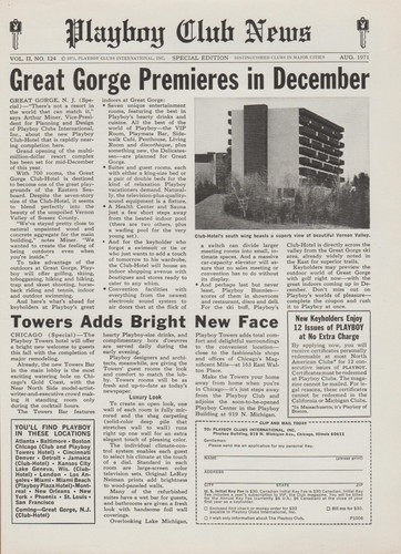 1971 playboy club news - 1971, news"