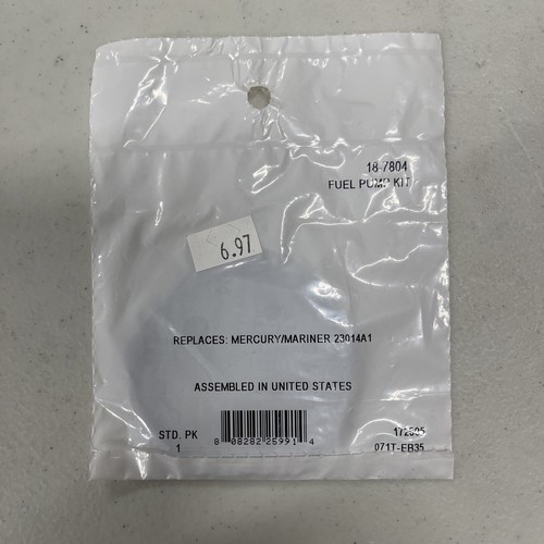 Fuel pump repair - fuel, mercury