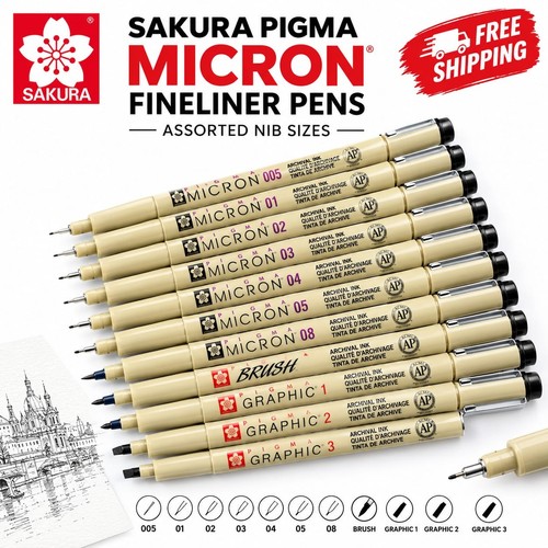 Sakura pigma micron fineliner - pigma,