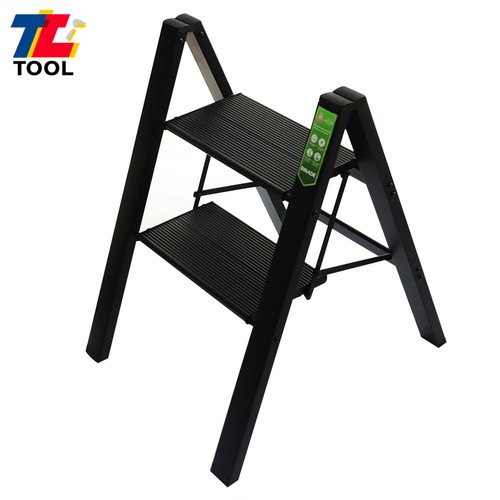 Portable step black ladder - step,