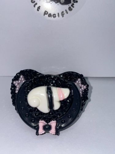 Adult pacifier angel wing - pacifier, wing/