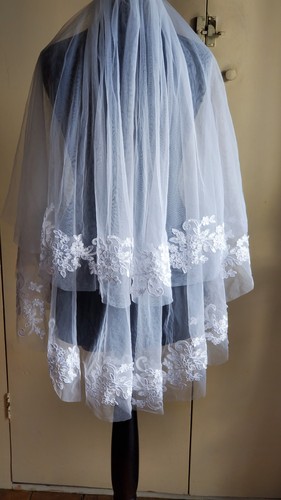 Bride wedding veil - , and