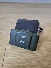 Rare Minox 35gt Golf  in olive green with strap, case and battery.