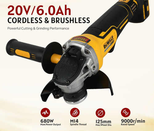 Dewalt dcg405 125mm flat head - dewalt,