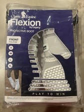 CLASSIC EQUINE Flexion by Legacy2 Protective Front Horse Boots Medium White