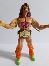 WWE Mattel Elite Flashback Ultimate Warrior with Winged Eagle Belt WWF WCW 