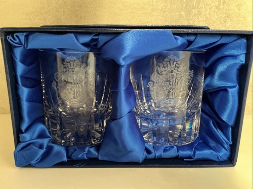 Crystal whiskey glasses - crystal,