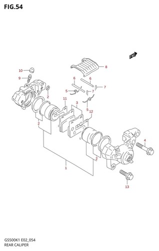 Suzuki genuine gsf600 - gsf600, y-k4