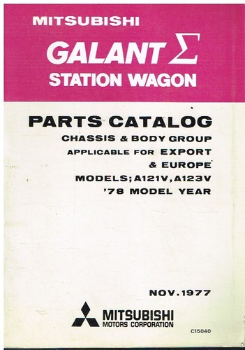 Mitsubishi galant sigma estate - galant,