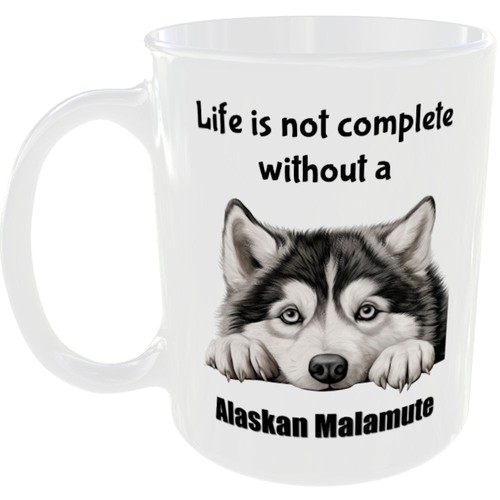 Alaskan malamute mug dog - malamute,