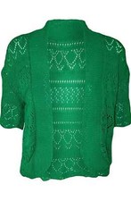 Women Crochet Knitted Bolero