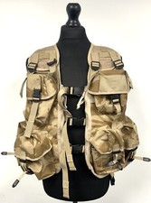 British Military Desert DPM Camo Adjustable Tactical Webbing Assault Vest System