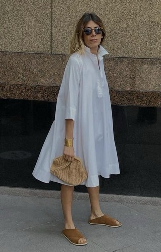 Cos white oversized - white, shirt
