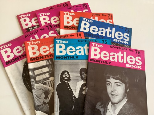 Orig beatles monthly books - orig.,