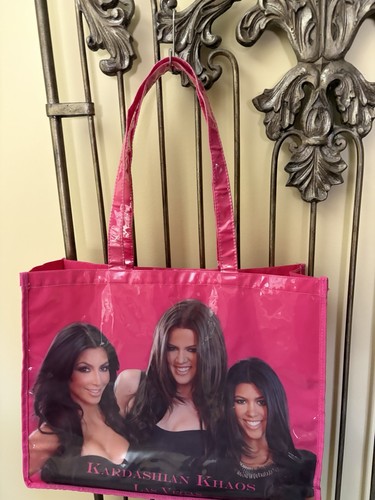 Kardashian khaos pink tote bag - kardashian,