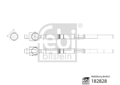 Febi bilstein 182828 inner tie - bilstein,