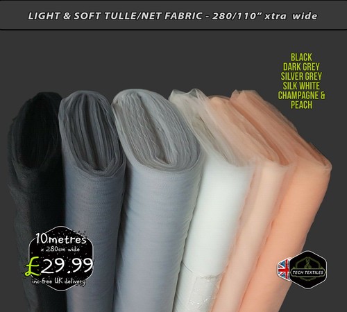 Soft lightweight tulle - soft, &