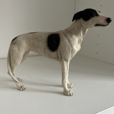 Black And White Greyhound Figurine