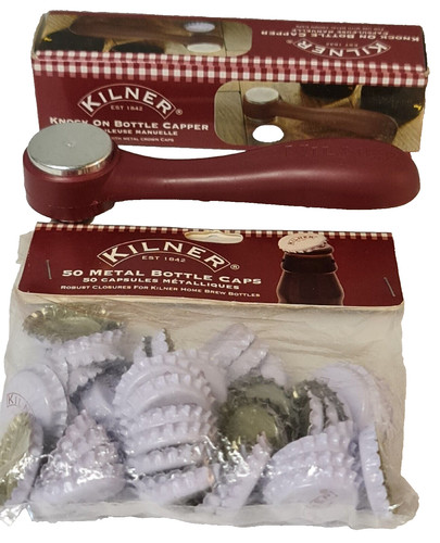 Kilner metal bottle caps and - metal,