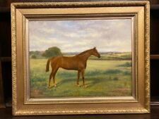 Portrait of a Chestnut Horse Benedict Angell Hyland Oil Painting - 19th Century
