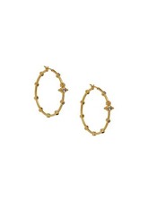 Vivienne Westwood FELICIA Hoop EARRINGS - Gold  W/ Gift Packaging