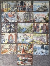 Edward Bawden; complete set of 16 original lithographs 1946