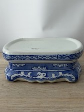 Vintage Blue White Ceramic