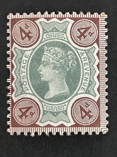 1887 1900 jubilee sg205 4d - qv,
