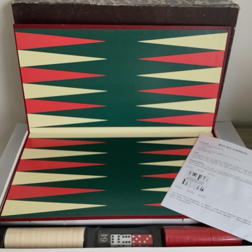 Vintage backgammon board game - board,