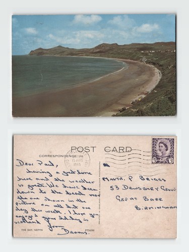 Vintage postcard the - vintage, bay