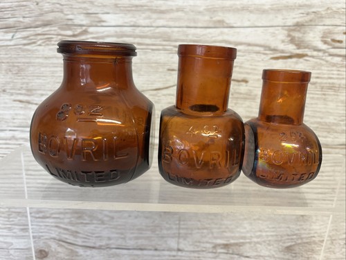 Vintage glass bovril - vintage,