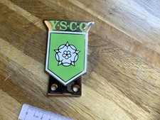 Yorkshire Sports Car Club Y S C C Car Badge