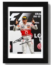 Jenson button signed - button, autograph